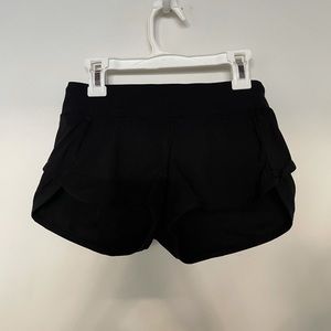Kids Black Ivivva athletic shorts